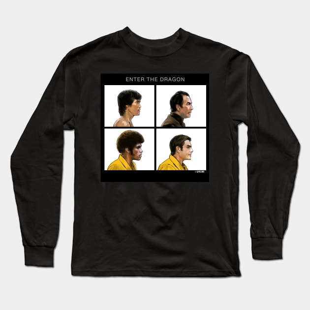 Enter The Dragon Long Sleeve T-Shirt by spacelord